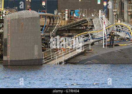 HMS Victorious a Vanguard-class submarine at its base at HM Naval Stock Photo - Alamy