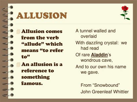 52 examples of allusion poetry