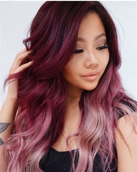 23 Examples of Gorgeous Red Ombré Hair | Maroon hair colors, Maroon hair, Red ombre hair