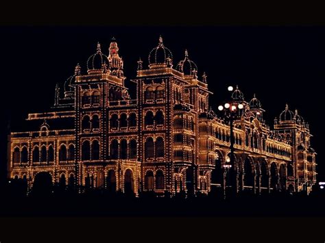 Mysore Palace at Night – A Photo Tour - Nativeplanet