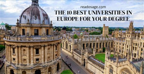 The 10 Best Universities in Europe for Your Degree – readosage