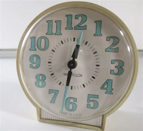 Alarm Clock Westclox Wind up Alarm Clock Travel Alarm Clock - Etsy