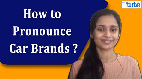 How to Pronounce Car brands? | English Pronunciation Lessons | English Masterji - YouTube