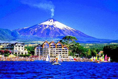 Villarica lake, Pucón, Araucanía Region, Chile. | Chile travel, Chile, Places to visit