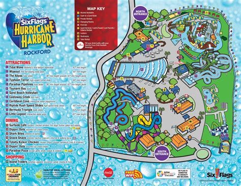 Park Map - Hurricane Harbor Rockford