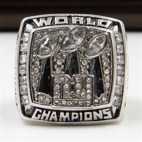 NFL 2007 Super Bowl XLII New York Giants Championship Replica Ring ...