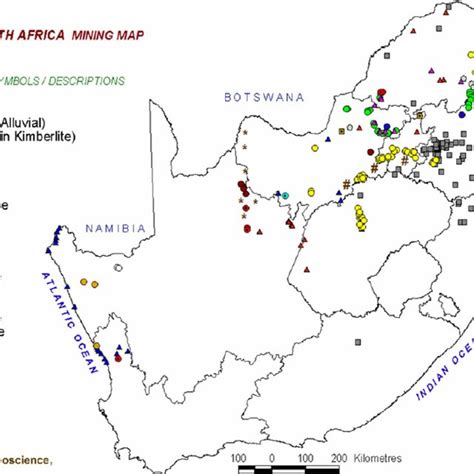 Gold Mines In South Africa Map - Tour Map