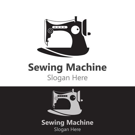 Sewing Machine Logo design concept, Tailor Sewing vector, Fashion Simple Design Template ...