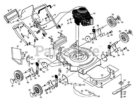 Husqvarna 51 D (954140031-B) - Husqvarna Walk-Behind Mower (1997-12 ...