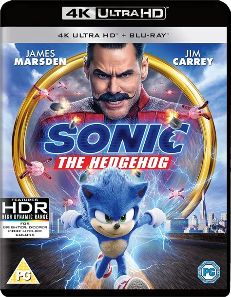 Sonic the Hedgehog [4K Ultra-HD + Blu-ray] [2020] [Region Free]: Amazon ...