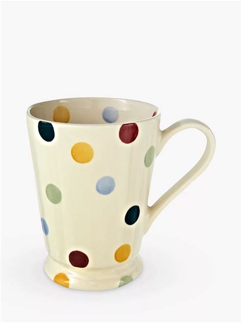 Emma Bridgewater Polka Dot Cocoa Mug, Multi, 550ml at John Lewis & Partners