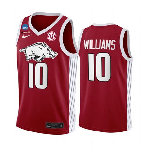 cheap Stitched Arkansas Razorbacks Basketball Jersey