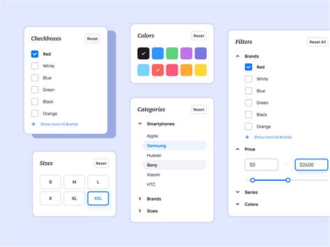 Unlocking the Power of Filter UI Design: Use Cases and Examples by Roman Kamushken for ...