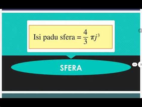 Math ting2 Bab 6 Isipadu kon,sfera dan hemisfera - YouTube