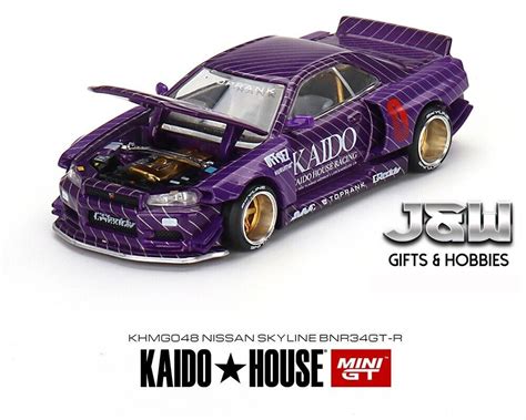 Kaido House x Mini GT Nissan Skyline GT-R R34 Kaido Works V1 KHMG048 1/64 | eBay