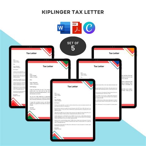 Kiplinger Tax Letter Sample Template with Examples in Pdf & Word in 2023 | Formal letter writing ...