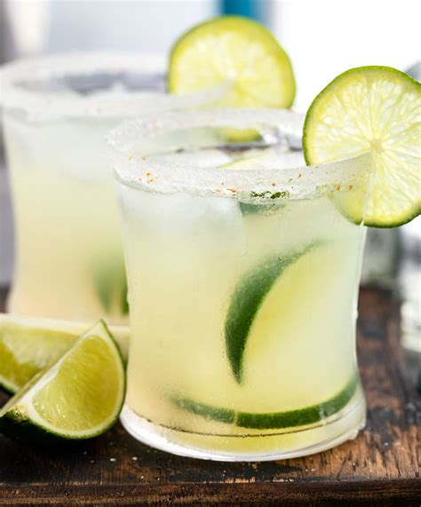 Classic Margaritas (no mix - 4 ingredients!) - The Chunky Chef