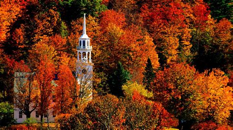 Church | Vermont fall, Fall pictures, Autumn scenery