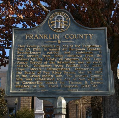 Franklin County - Georgia Historical Society