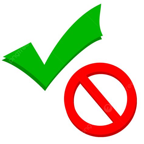 Check Right Wrong Symbol, Check, Wrong, Right PNG Transparent Clipart ...