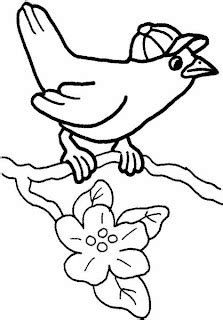 Cartoon Bird Coloring Pages - Cartoon Coloring Pages