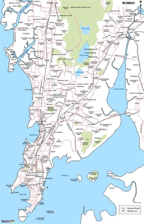 Road Map Of Mumbai - Map Of United States With Capitals