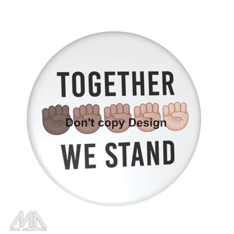 Together we stand 2.25'' pin | Etsy