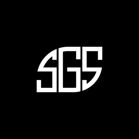 SGS letter logo design on black background. SGS creative initials letter logo concept. SGS ...