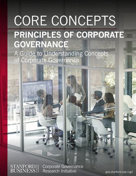 The Principles of Corporate Governance: A Guide to Understanding Conc…