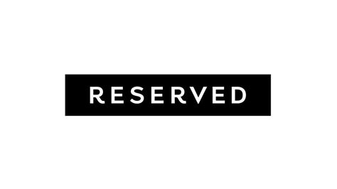 Reserved Logo and symbol, meaning, history, PNG, brand