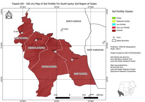 South Darfur Region (60-100) – Sudan Soil Information System