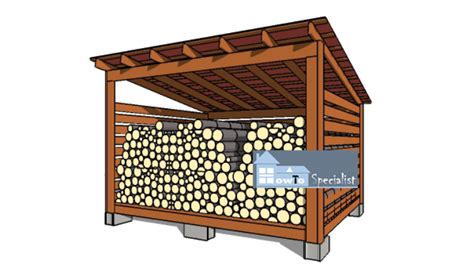 10×12 Firewood Shed Plans – 5 Cord Storage | PDF Download