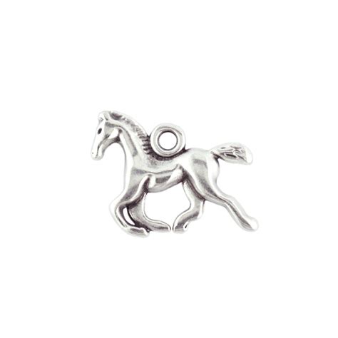 Horse Charm Antique Silver - The Bead Shop Nottingham Ltd