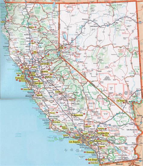 Printable Road Map Of Southern California | Printable Maps