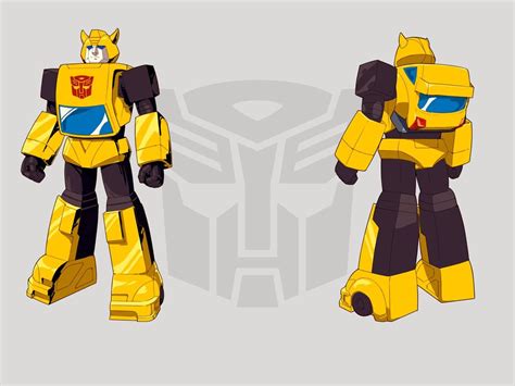 Transformers bumblebee g1 papercraft – Artofit