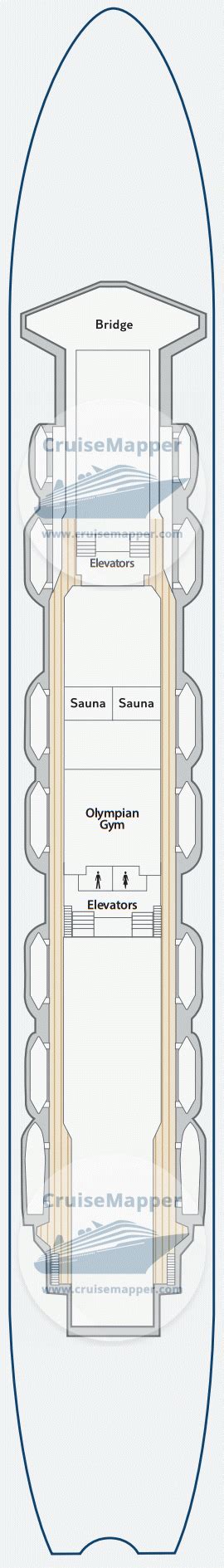 Celestyal Olympia deck 8 plan | CruiseMapper