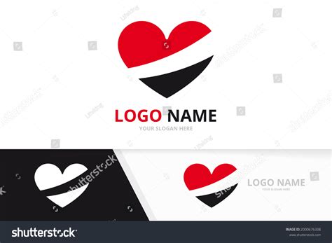 Love Heart Logo Design Vector Template Stock Vector (Royalty Free ...