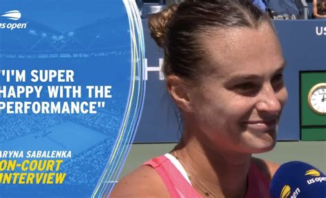 Aryna Sabalenka On-Court Interview | 2023 US Open Round 3 - VCP Tennis