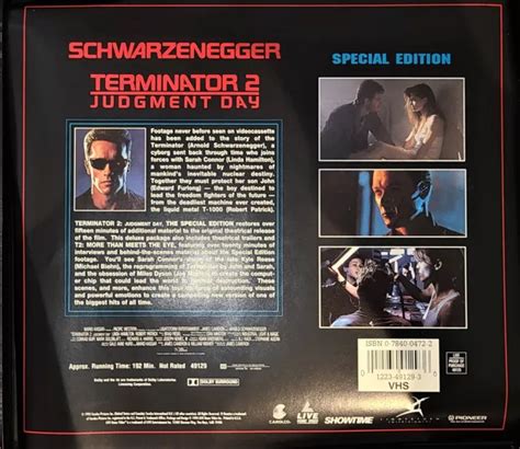 TERMINATOR 2 JUDGEMENT Day 1993 Special Edition Vhs Box Set ...