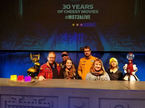 Wife and I got to meet the cast of MST3K! : r/MST3K