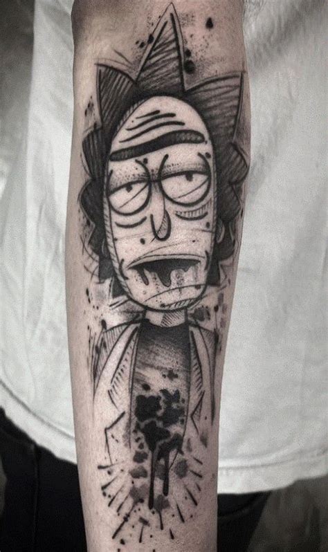 35+ Amazing Rick Sanchez Tattoos with Meanings and Ideas - Body Art Guru