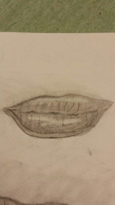 My first closed lips drawing in Art1 | Lips drawing, Diy decor crafts, Drawings