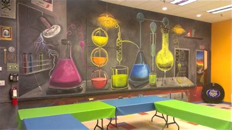 Science Lab Decorations Mad science laboratory | Science room