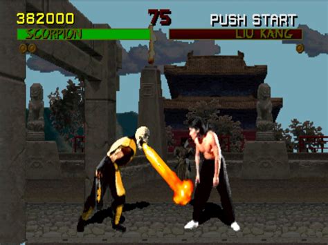 Mortal Kombat 1992 Scorpion Fatality Arcade Screenshot | Game-Art-HQ