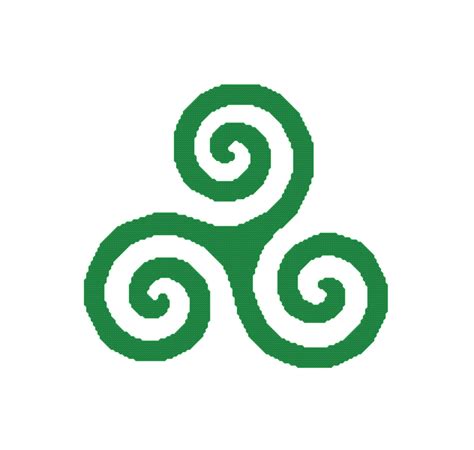 The Triskelion. Ancient Celtic Symbol. Symbol for Strength and Progress. Large Format Cross ...