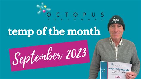 Temp of the Month - September 2023 - Octopus Personnel