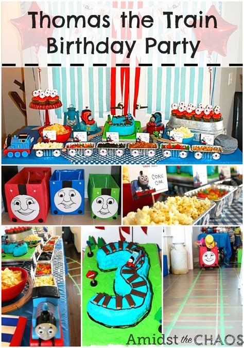 Thomas the Train Birthday Party - Amidst the Chaos