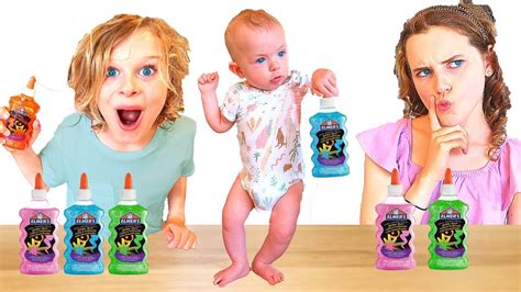 Our BABY Picks Our Slime Ingredients Challenge!!! WHAT?! ft THE NORRIS NUTS - YouTube