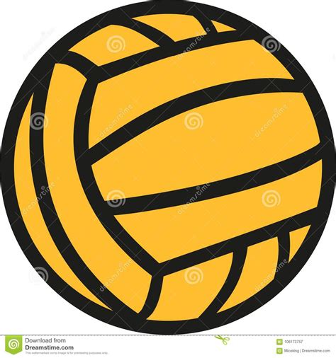 Water Polo Ball in Two Colors Stock Vector - Illustration of swim, game ...