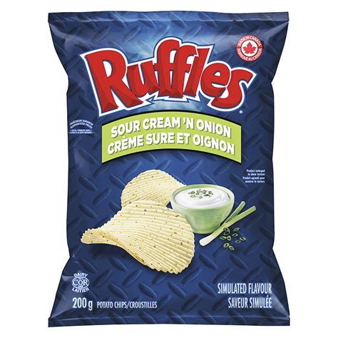 RUFFLES SOUR CREAM N ONION 200G